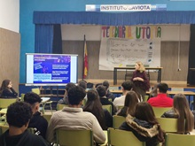 Charla en el IES Abdera
